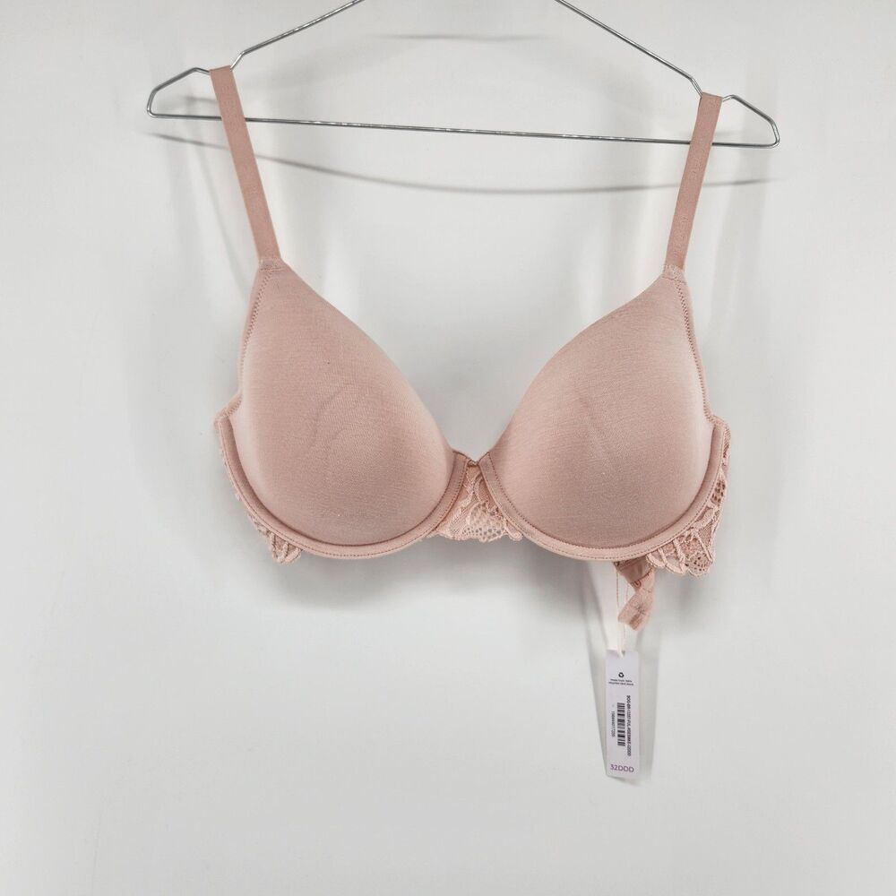 Adore Me 32DDD Beige Teagan Full Coverage Bra NWT